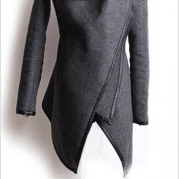 Gray coat Jacket - Picture 3 of 4